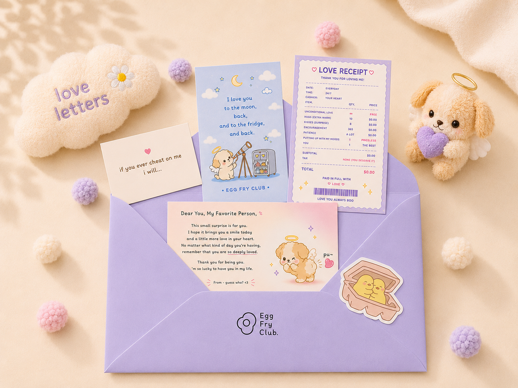 Cozy Love Letters | Cute Love Letter Gift for Couples | Surprise Whimsical Snail Mail