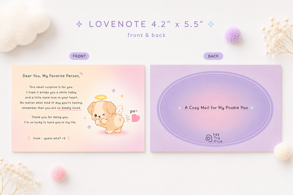 Cozy Love Letters | Cute Love Letter Gift for Couples | Surprise Whimsical Snail Mail